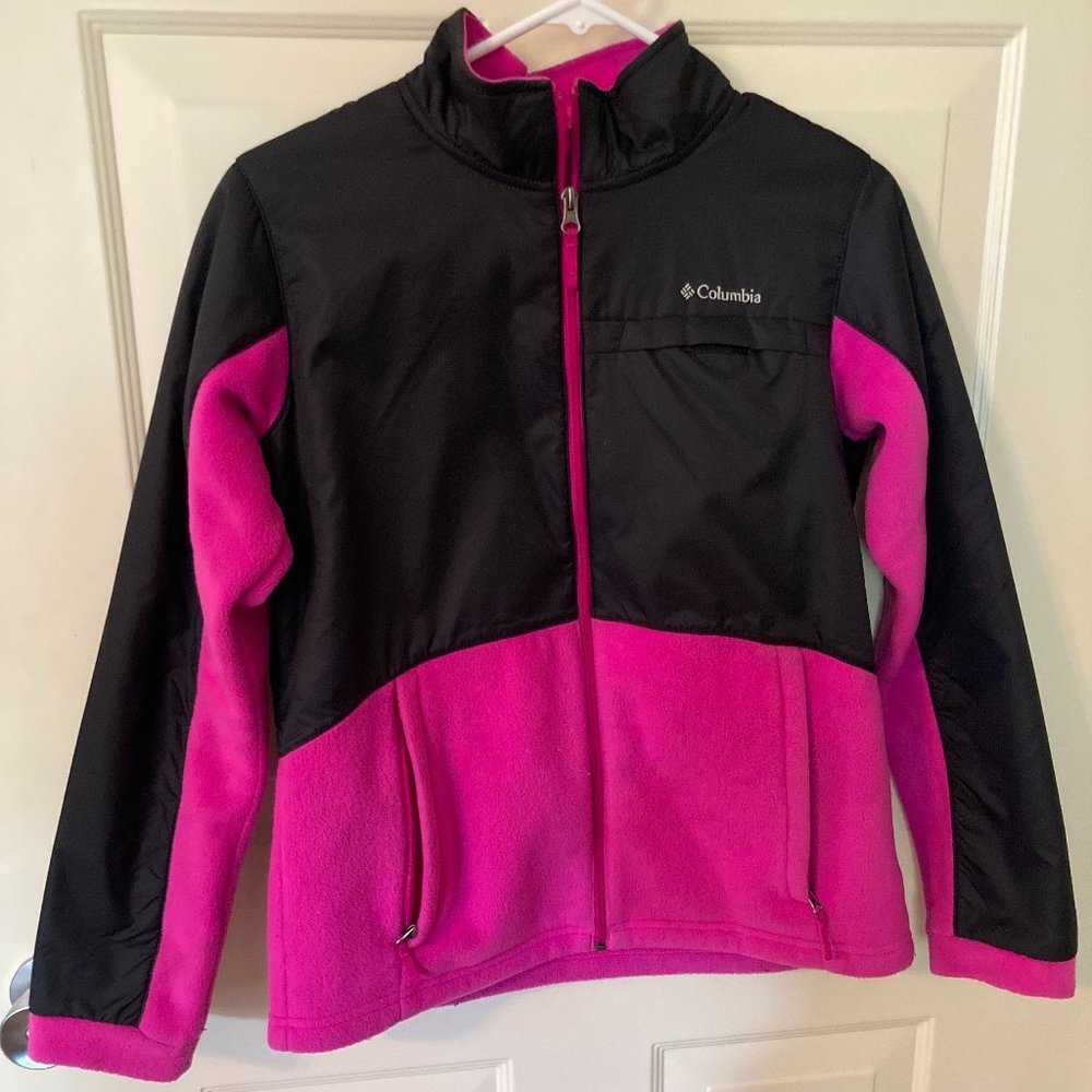 Pink Girls Columbia Fleece Jacket